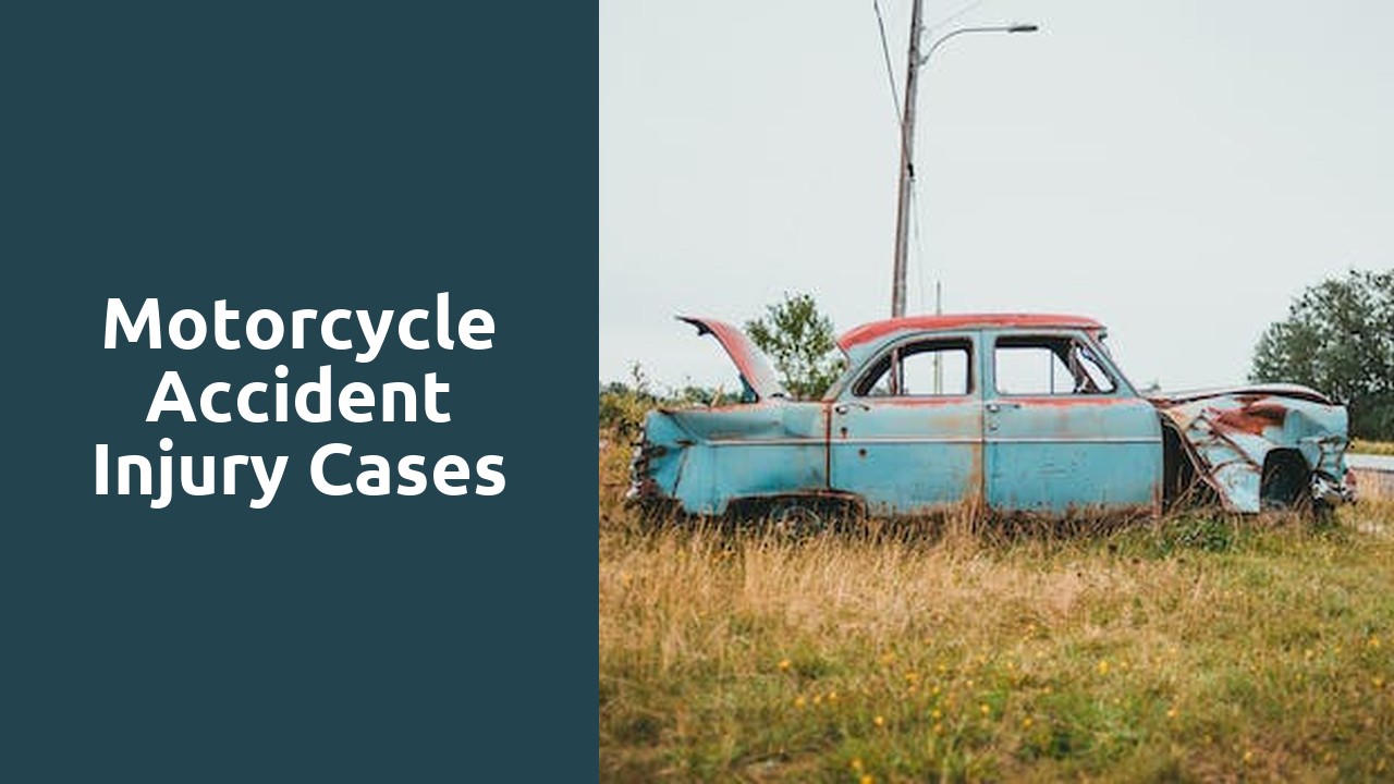 Motorcycle Accident Injury Cases